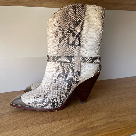 Isabel Marant snakeskin booties - Picture 5 of 15